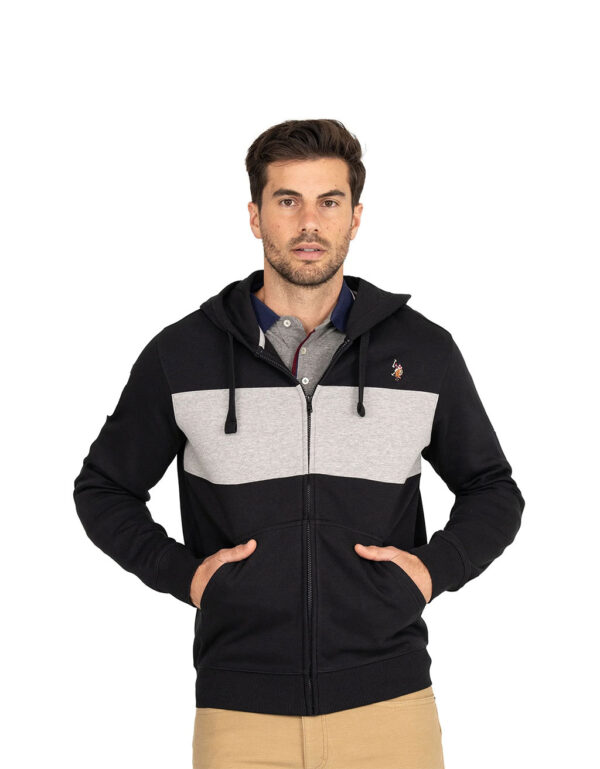 U.S. Polo Assn. Men's Fleece Colorblock Hoodie