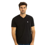 U.S. Polo Assn. Mens Short Sleeve V-Neck Tee