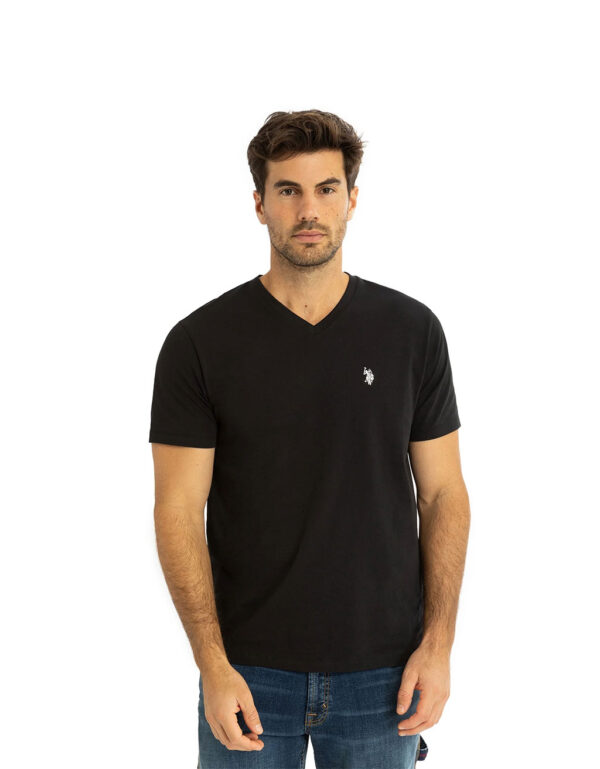 U.S. Polo Assn. Mens Short Sleeve V-Neck Tee